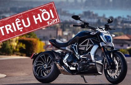 Thế giới 2 bánh: Triệu hồi Ducati X-Diavel vì nguy cơ gặp tai nạn vì chân chống bên